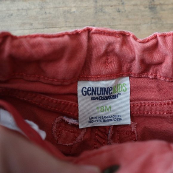 Coral Genuine Kids OshKosh 18M Pants - Picture 2 of 3